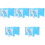 5Conjuntos Casa De Hamster PVC Azul Durável E 5