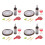 16Conjuntos Miniaturas De Comida Para Casa De Bonecas Multi 2