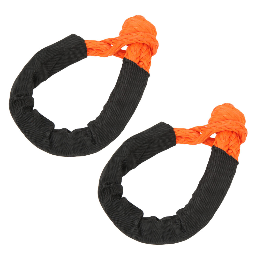 8Mm Soft Shackle Recovery Rope 7 Tons Lightweight For Boating Orange 7651370913907