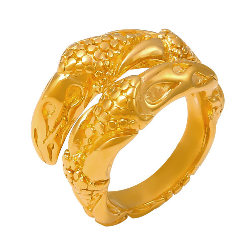 Trendy getextureerde ringen Versiering Verstelbare-goud