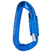 Aluminum Alloy 12KN Auto Lock Carabiner Clips for Climbing & Hiking