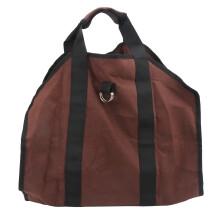 Borsa porta legna per il trasporto di legna da ardere, pieghevole e facile da trasportare, con caratteristiche impermeabili e robuste maniglie.