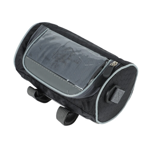 Bicycle Handlebar Organizer, Waterproof Quick Release Storage Bag with Adjustable Shoulder Strap for Cycling Essentials 1