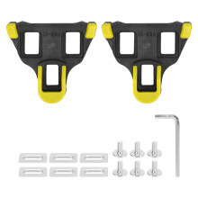 Road Bike Cleats, Compatible With Shimano SPD-SL, Polycarbonate And Tpu Materials Cleats For High Impact Cycling Performance, Road Cycling Cleats With