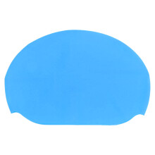 Elastische Silikon-Badekappe für Damen und Herren, Ohrenschutz, langhaarfreundlich, wasserdicht, mit weichem Griff, für Pool und Strand.