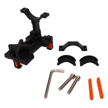 Innovative Bike Phone Mount, Universal Motorcycle Holder for 4.5-7" Smartphones with Anti-Shake 360 Rotation, Aluminum Alloy for Outdoor Adventures
