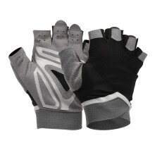 Compañero de ciclismo: Guantes transpirables y flexibles de medio dedo con acolchado de gel en la palma y palma acolchada que absorbe los impactos