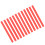 12Pcs Red Bicycle Spoke Reflector Strips, ABS+Reflective Film 1