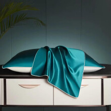 Luxe in uw slaapkamer: een kussensloop van moerbeizijde voor een kappersbezoek, gemaakt van natuurlijk materiaal met een envelopsluiting, koel in de