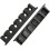Billiard Wooden Cue Rack, Space-Saving Wall Mounted Perfect for Home Pool Table (6 Stick Holder, Solid Black) 1
