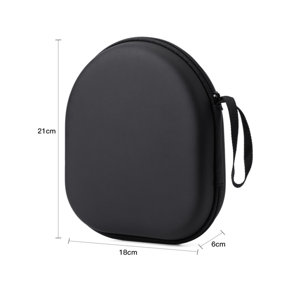 Universal Headset Storage Hard Carrying Case, Shock Mitigation For Business And Travel, Stylish Durable Design With Mesh Accessories Pocket For Easy 9169997243355