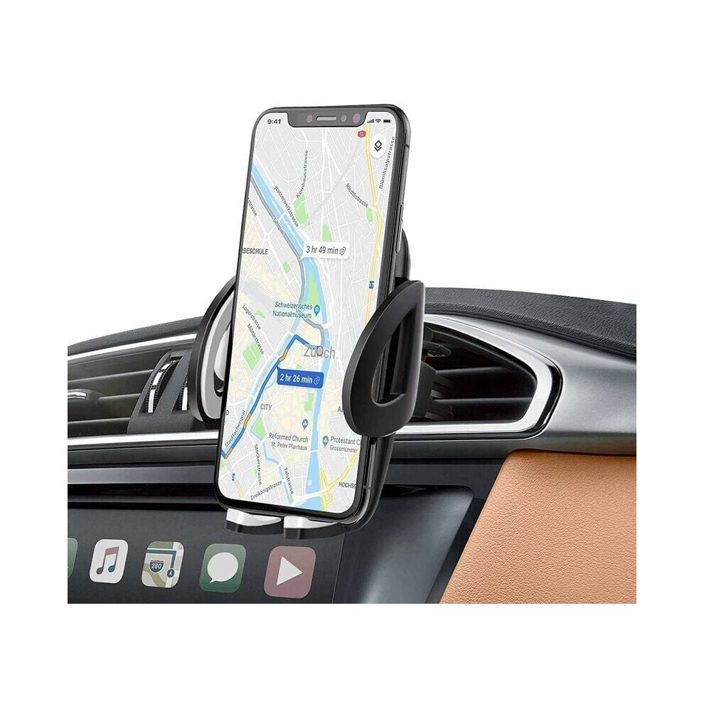 Universal Smartphones Air Vent Holder, Car Phone Mount With Ergonomic Reach And Quick Release Button 9433291798782