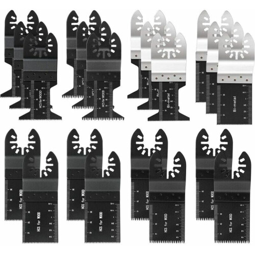 Oscillating Blades Multitool, Universal Compatibility With Most Quick Release Systems, Stainless Steel For Enhanced Durability, Precision Cutting