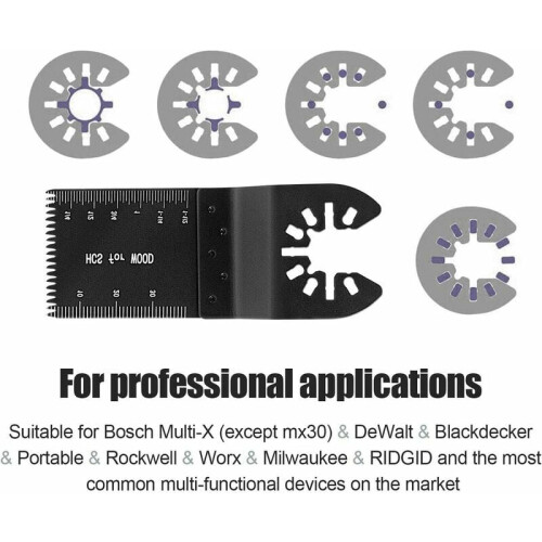 Oscillating Blades Multitool, Universal Compatibility With Most Quick Release Systems, Stainless Steel For Enhanced Durability, Precision Cutting 2