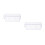 2Pièces Boîtier De Protection Transparent Prise Étanche De Bain 7