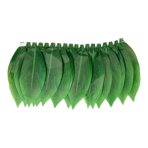 5Stk Grüne Hawaii Hula Röcke Mit Elastischem Bund Für Auftritte