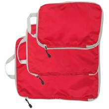 12Stk Travel Organizer Bags Robustem Nylon, Rot Für Zuhause