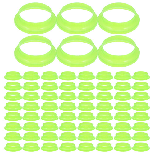 200Stk Ring Kunststoff Grün Leuchtend Für 1