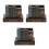 3Stk Multifunktionaler Schreibtisch Pen Holder Mit Multi-Fächern 7
