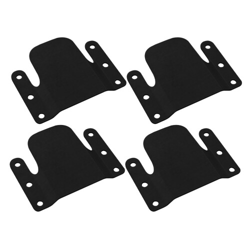 12Stk Schwarze Möbelverbinder Für Ecksofa, Stabile Klammern 1
