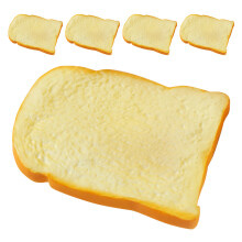 5Stk Lifelike Toast Modell PU Orange Realistische Brotdarstellung
