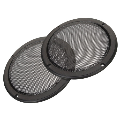 4Stk Auto Subwoofer Grillabdeckung Schwarz Lautsprecherschutz 2