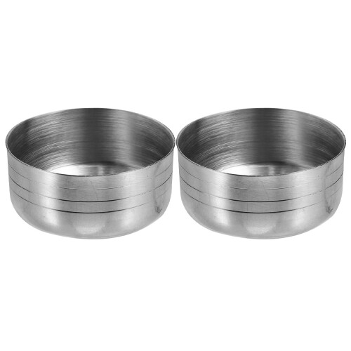 8Stk Shaker Deckel Schutzabdeckung Silber 2
