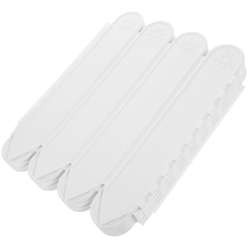 2St Duurzaam Wit Plastic Tuinhek Voor Grasrand En Bloembed Versiering 1