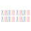 200St Compacte Plastic Bobbin Clips Draadbeveiliging Mix Kleuren 9