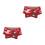 2Stk Roter Kinder Winterschal Strick Warm Weihnachtsmütze 10