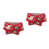 2Stk Roter Kinder Winterschal Strick Warm Weihnachtsmütze 4