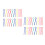 200St Compacte Plastic Bobbin Clips Draadbeveiliging Mix Kleuren 4