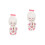 2St Japanse Kimono Pop, Stijlvolle Witte Home Desktop Decor 6
