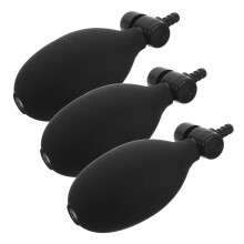 3Pièces De Gonflage Manuelle PVC Métal Noir Pour Tensiomètre