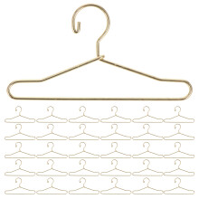 50Stk Gold Bügel Aus Metall Für Puppenkleidung & Accessoires