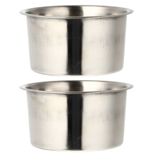 2Stk Schmelztopf Für Wachsmelter Seifenkocher DIY Silber