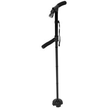 2Ud Bastones Plegables Para Mayores De Aluminio Negros Para Exteriores