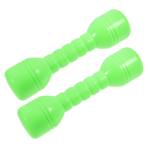 4Pièces Ensembles Haltères Enfants ABS Vert Pour Exercices Physiques 2