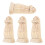 4Ud Corbels Rústicos De Madera Tallada Beige Para Estantes Y Muebles 9