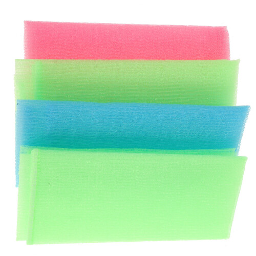 12Pièces Serviettes Douche Nylon Légères Mélangées