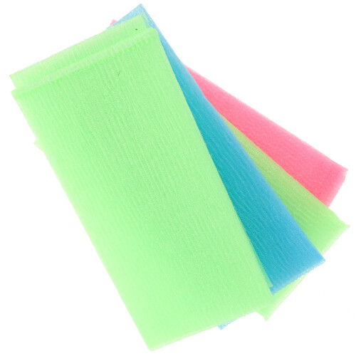 12Pièces Serviettes Douche Nylon Légères Mélangées 2