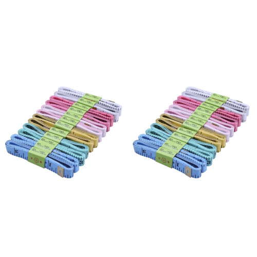 36Pièces Ruban Mesure Flexible Portable Plastifié 1