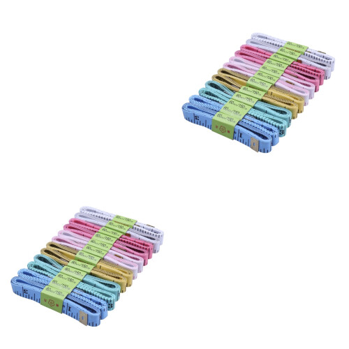 36Pièces Ruban Mesure Flexible Portable Plastifié 2