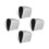 4Pièces Oreillers Gonflables Forme Triangle Gris PVC Facile À Gonfler 4