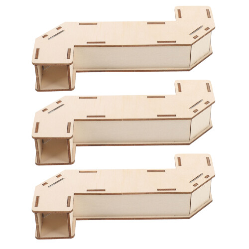 3 Pièces Périscope En Bois Pour Apprentissage Et Exploration
