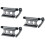 3Pièces Support Fourche Fixation Gris Montage Rapide 7