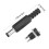 20Pares Conector Macho Dc Negro Para Micrófono Audio Plástico Metal 6
