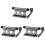 3Pièces Support Fourche Fixation Gris Montage Rapide 2