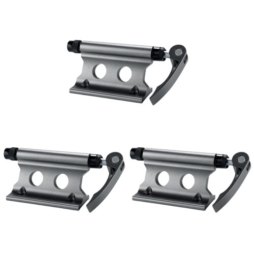 3Pièces Support Fourche Fixation Gris Montage Rapide 1