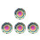4Pièces Couvercle Huile Alliage Installation Facile Auto 5